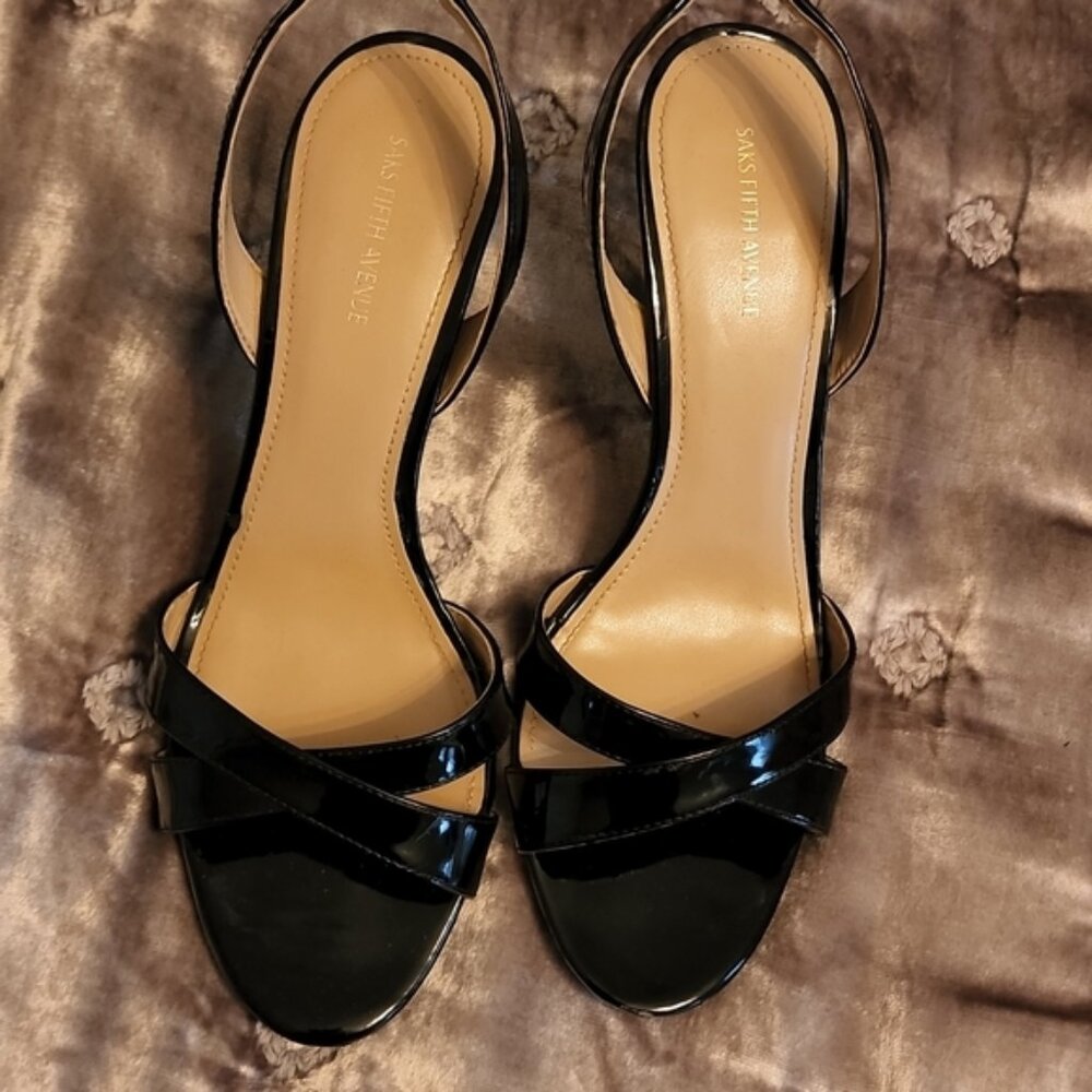 Saks Fifth Avenue Patent Heels